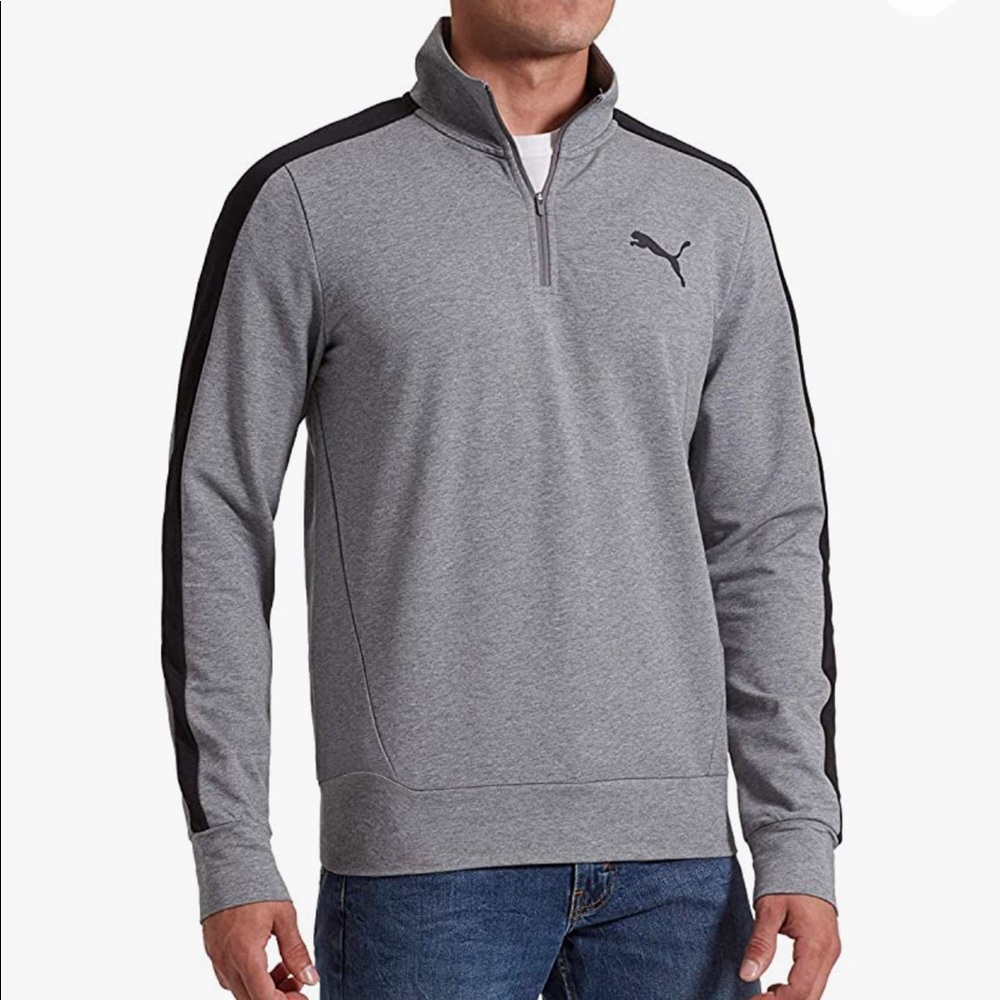 Puma Men’s Stretchlite Half Zip Sweatshirt medium size *great condition